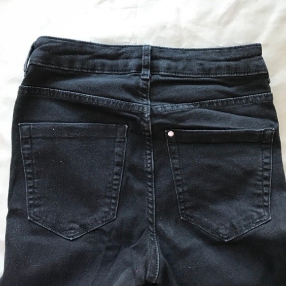 High Rise Black Jeans Size 26 - Picture 2 of 6